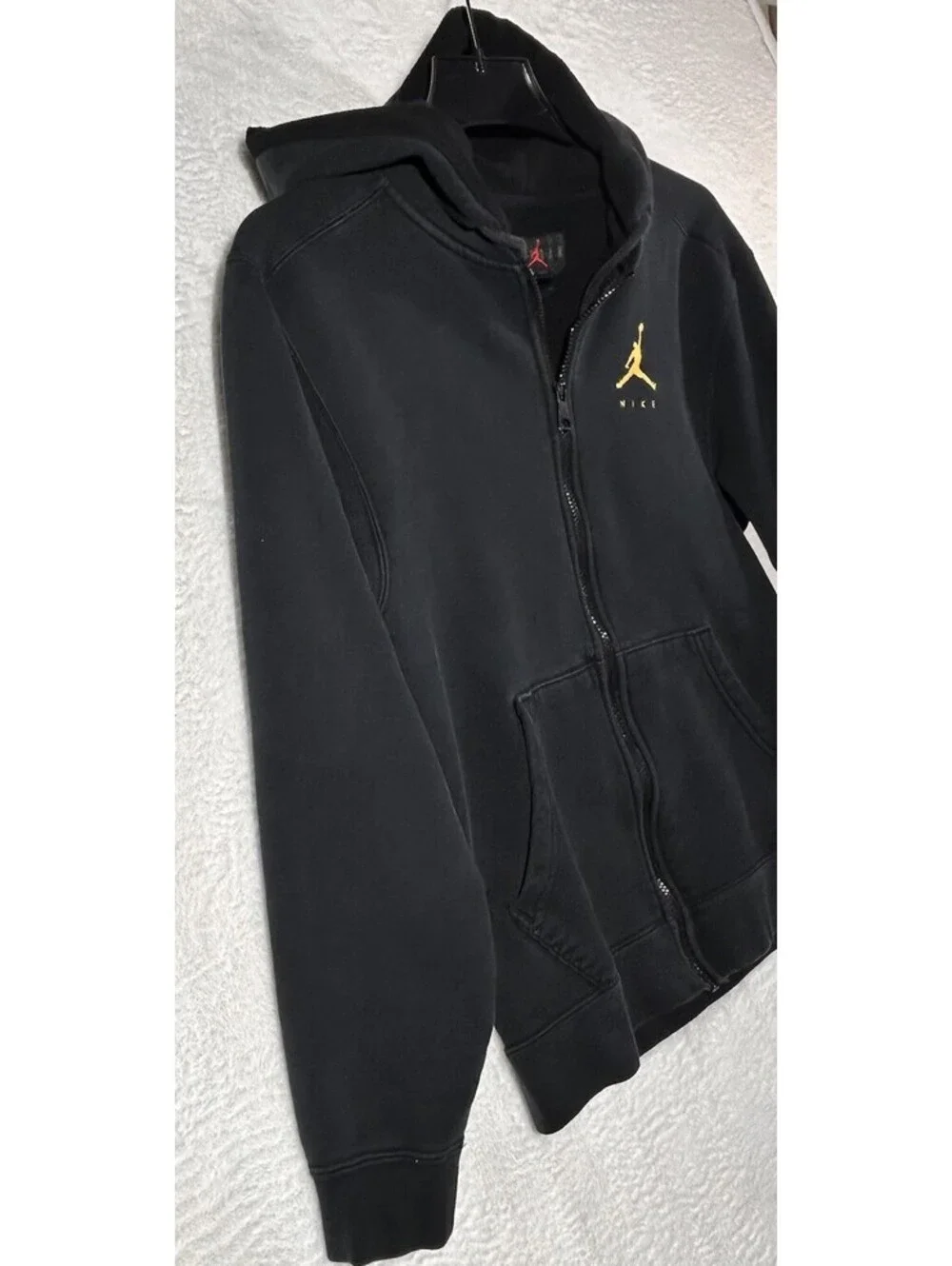 Vintage 1998 Jordan Nike Air Jumpman NBA Finals Full Zip Y2K S Hoodie